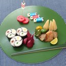 [和食絵巻]巻き寿司＆べこもちデコもちの講座の風景