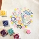 夢中時間へご案内！消しゴムはんこ作りワクワク体験の講座の風景
