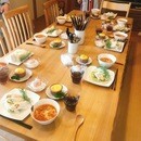 楽しく作って、おいしく食べる、家庭料理の講座の風景