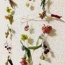 季節のお花と色を楽しむアトリエ講師の講座の風景
