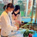 初めてのお花時間を楽しく過ごしましょう！♡の講座の風景