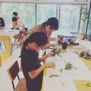 初めてのお花時間を楽しく過ごしましょう！♡の講座の風景