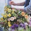 ワンランク上の寄せ植え体験の講座の風景