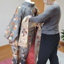 ワンランク上の魅力的なあなたに変わる着付け述を伝授の講座の風景