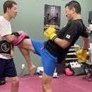 キックボクシングジムM-FACTORY梅田店の開催する講座の風景