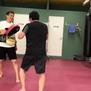 キックボクシングジムM-FACTORY梅田店の開催する講座の風景