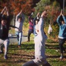 身体の状態を解剖学的に知れるヨガ氣功クラスの講座の風景