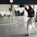 K-popダンスでハッピーな気持ちに♪の講座の風景