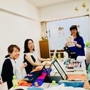 オンラインで目を惹く強運チャネリングメイク®︎の講座の風景