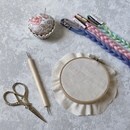 刺繍を楽しむ充実ライフ始めませんか？の講座の風景