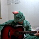 手作り・ドラム・ギター・楽器・家族・子ども・親子🎵の講座の風景