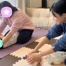 ママに寄り添うベビーマッサージ教室の講座の風景