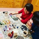 心を癒す糸掛曼荼羅の世界の講座の風景