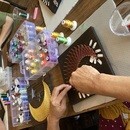 心を癒す糸掛曼荼羅の世界の講座の風景