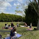 ヨガとベリーダンスで輝く女性を応援します！の講座の風景
