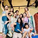 ヨガとベリーダンスで輝く女性を応援します！の講座の風景