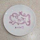 子どもにも本物で！じっくり絵付けワークショップの講座の風景