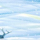 ３色パステルアート教室の講座の風景