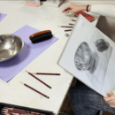 ブーピー工房　絵画造形教室の開催する講座の風景