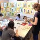 ブーピー工房　絵画造形教室の開催する講座の風景