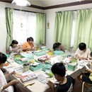 ブーピー工房　絵画造形教室の開催する講座の風景