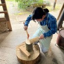 自然の恵みを手に、木工の楽しさを再発見しよう」の講座の風景