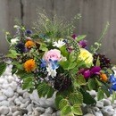 池坊の生花で和モダンを学ぶ！の講座の風景