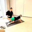 ゲーム・スマホで丸くなった姿勢を親子で改善！の講座の風景