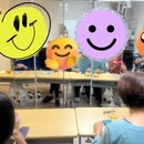 顔ヨガで理想のフェイスラインをゲット！の講座の風景