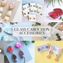 ガラスカボションアクセサリー・雑貨の講座の風景