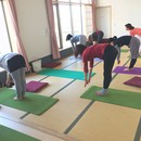 背骨コンディショニング＆ピラティス＆ヨガの講座の風景