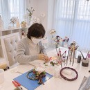 楽しくて癒されるクレイクラフト教室の講座の風景