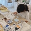 楽しくて癒されるクレイクラフト教室の講座の風景