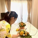イングリッシュガーデンをお部屋に花のある暮らしの講座の風景