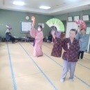 日本舞踊で和にふれ心豊かなひとときをの講座の風景