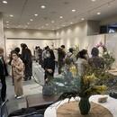 副家元教場で四季折々の花材で楽しくお稽古が出来ますの講座の風景