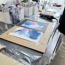 自分だけの可愛いくてお洒落なアートを！の講座の風景