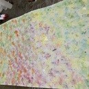 季節のお花と色を楽しむアトリエ講師の講座の風景