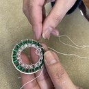 手作りの喜びと光の癒しのワークショップの講座の風景