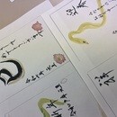 品格の上がる美文字塾　万年筆　ボールペンの講座の風景