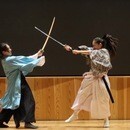ことのは殺陣道場・第一支部の開催する講座の風景