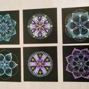 点描曼荼羅（マンダラ）アートでマインドフルネスの講座の風景