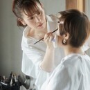 ヘアメイクtrucca eiko学び塾の講座の風景