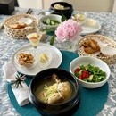 家庭で楽しむ「おうち韓国ごはん」の講座の風景
