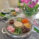 家庭で楽しむ「おうち韓国ごはん」の講座の風景