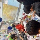 心を育む絵画色彩教室 ”アート&心理&地域”の講座の風景
