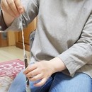 手紡ぎ手織り　YouComfortゆうこんふぉーとの講座の風景