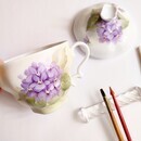 磁器絵付け〜お気に入りの器で暮らしに彩りをの講座の風景