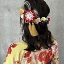 はじめての方のためのつまみ細工教室の講座の風景