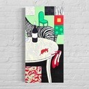 自由な発想を育てるアクリルガッシュの絵画教室☕️の講座の風景